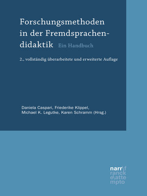 cover image of Forschungsmethoden in der Fremdsprachendidaktik